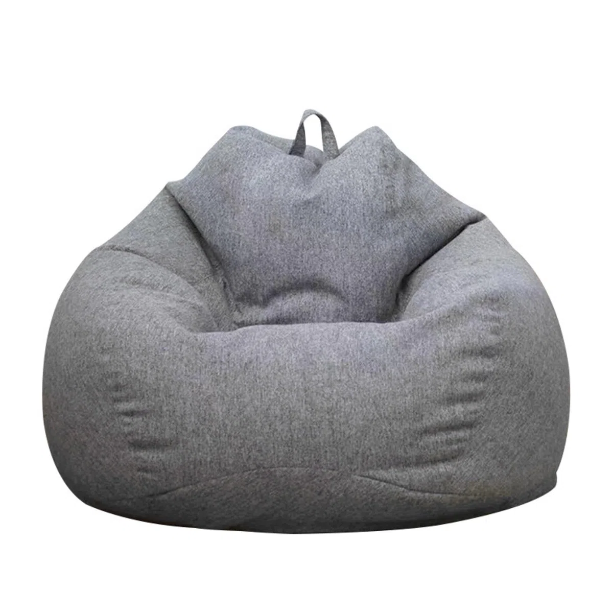 Bolsa de asiento gruesa de algodón y lino (sin relleno), almacenamiento de juguetes Fregadero Bolsa de asientos, Bolsa Organizador de Juguetes, Bolsa Organizador De Juguete Perezoso Con Cremallera,