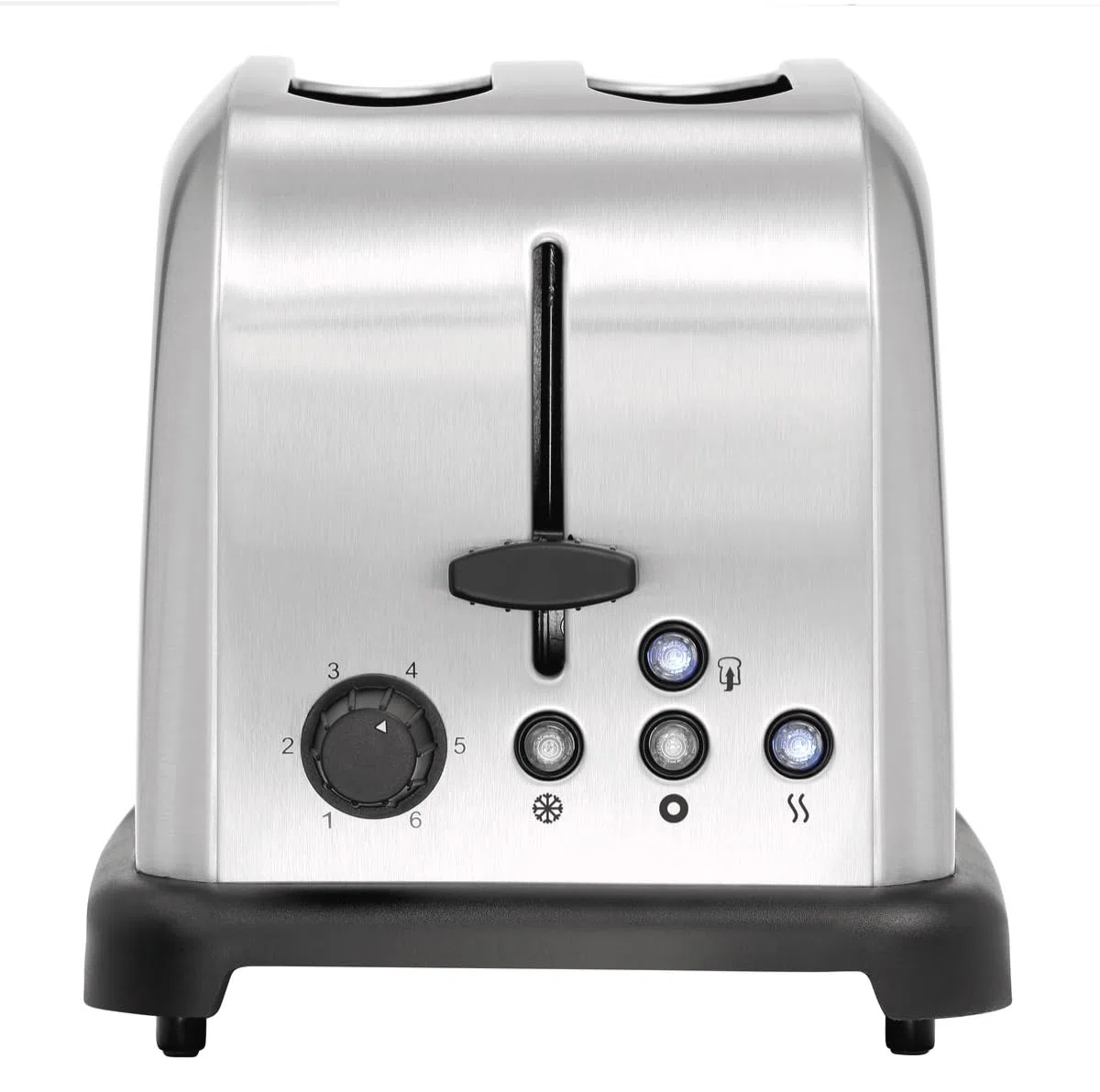 MBH - Tostadora de pan profesional de 2 rebanadas. Tostadora eléctrica industrial para bagels, panecillos y pan tostado.