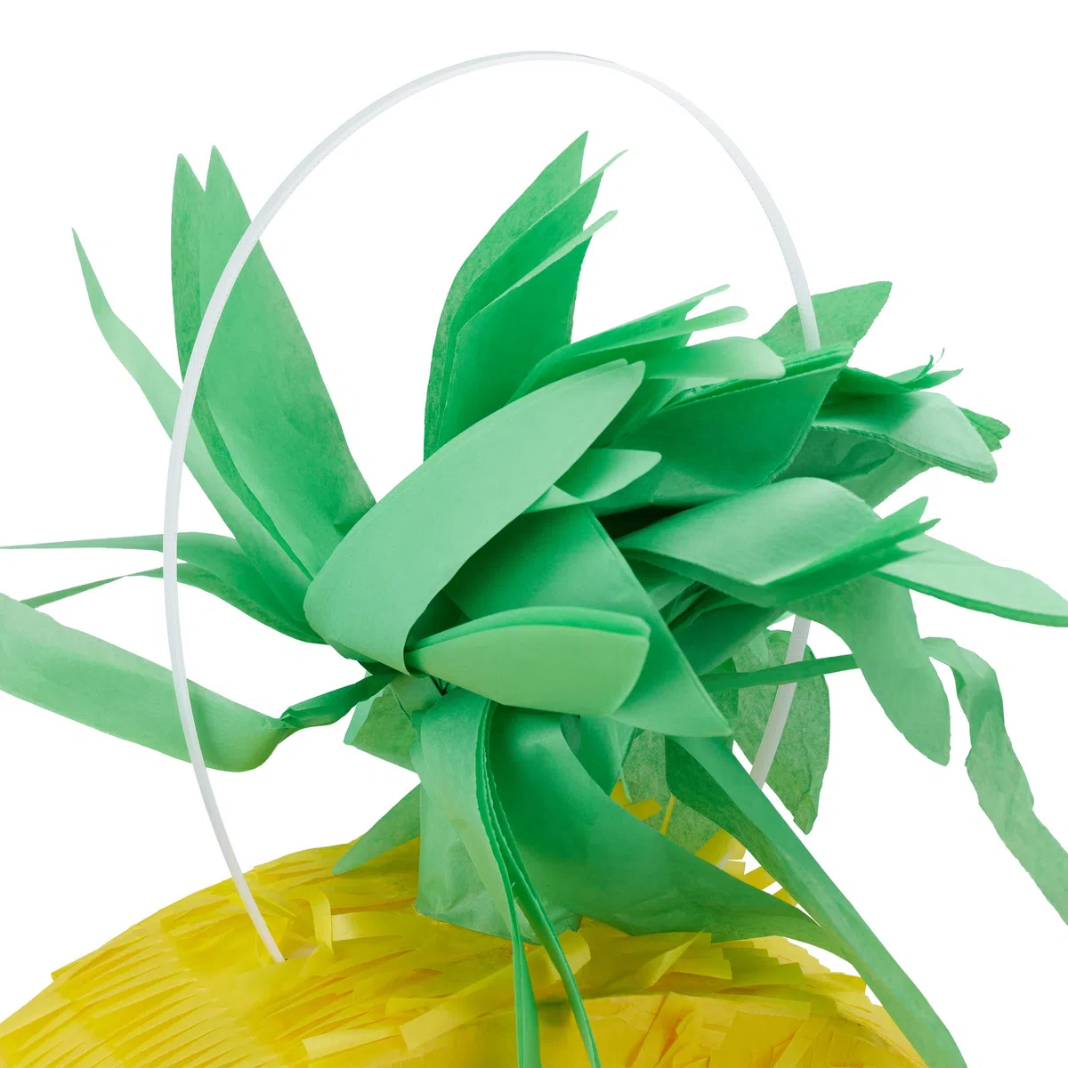 Relaxdays Piñata Piña, Golpear y Rellenar, Colgante, Fiesta Playa, Despedidas Soltero, Verano, Piñata Fruta, Amarillo