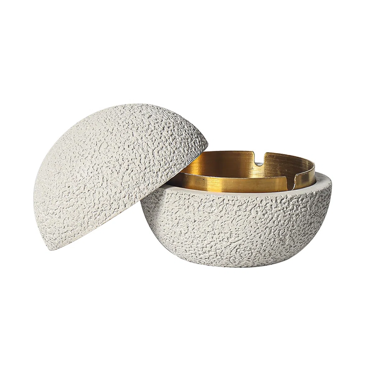 Cutfouwe Cubo de basura de mesa - Capacidad ideal, fácil de limpiar, para todo tipo de climas, perfecto para el balcón, también como elegante decoración de mesa, color blanco