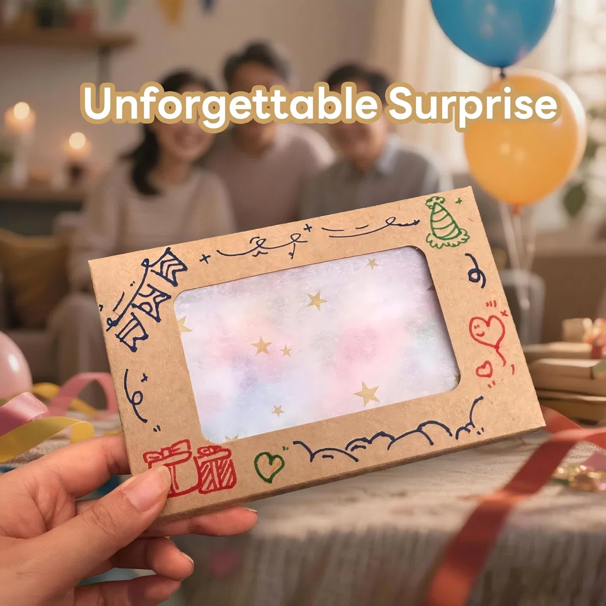 Generisch Tarjeta de cumpleaños de llama DIY con sobre premium, saludos de vacaciones escritos a mano, efecto de quema seguro, juego de tarjetas hechas a mano para ocasiones especiales (blanco)