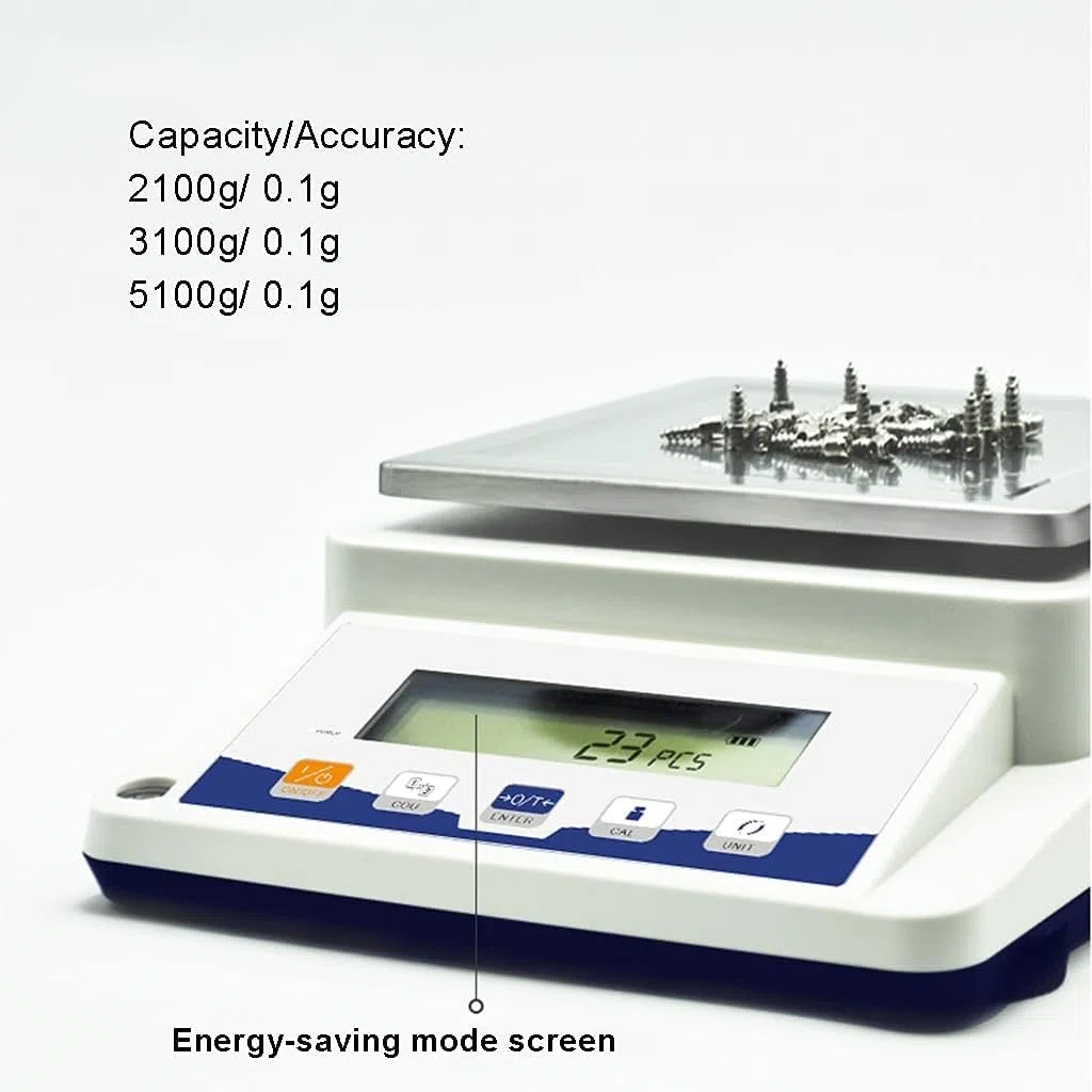 Balanza de conteo, balanza analítica de precisión de Laboratorio, balanza de 0,1 Gramos, balanza electrónica, balanza para joyería, balanza de precisión para Cocina, Bala,
