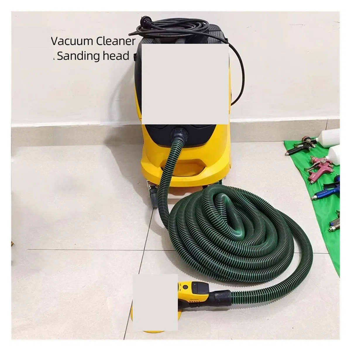 Manguera De Extracción De Polvo De 10 M | Tubo De Aspiración Universal, Compatible Con Lijadoras FESTOOL/MIRKA. Tubo Colector Antiestático.