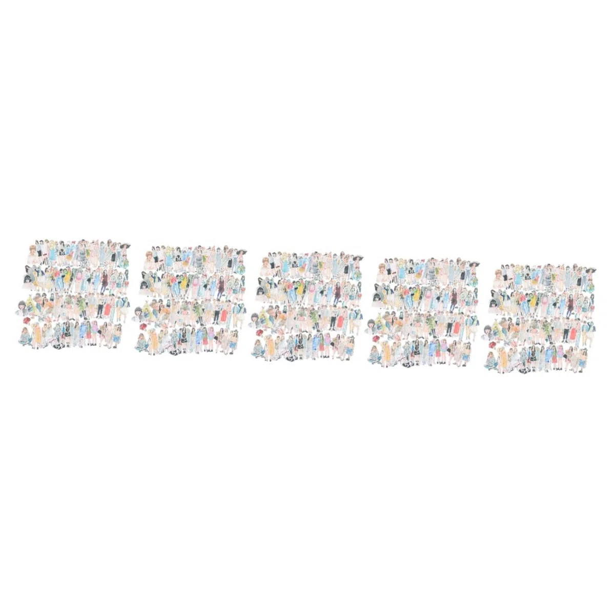 EXCEART 1080 Piezas Niña Pegatinas Álbum De Fotos Pegatinas Etiqueta Del Diario Pegatinas Para Planificador Etiqueta Engomada De Las Chicas De Moda Papel Computadora Hazlo Tu Mismo Viajar