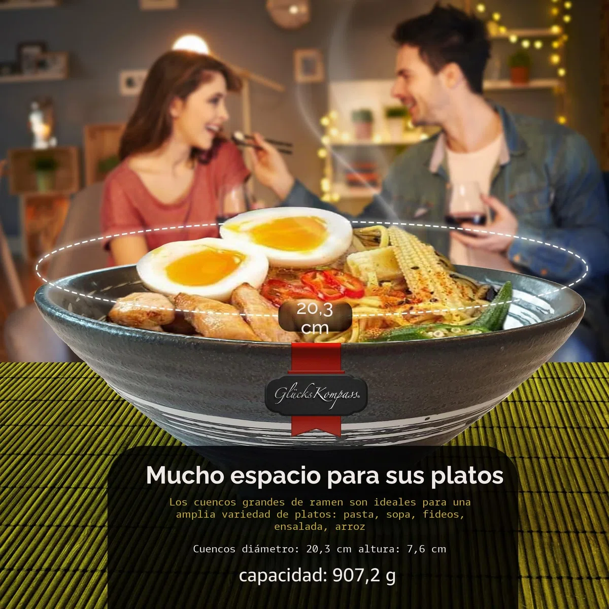 Juego de cuencos japoneses de Ramen