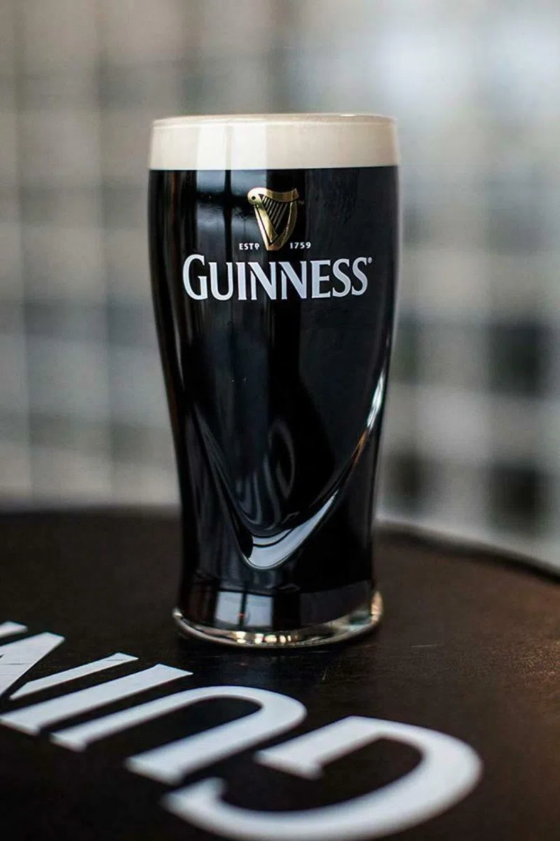 Guinness Guinness Logo Unisex Vaso de cerveza transparente, vidrio, 0,5 l
