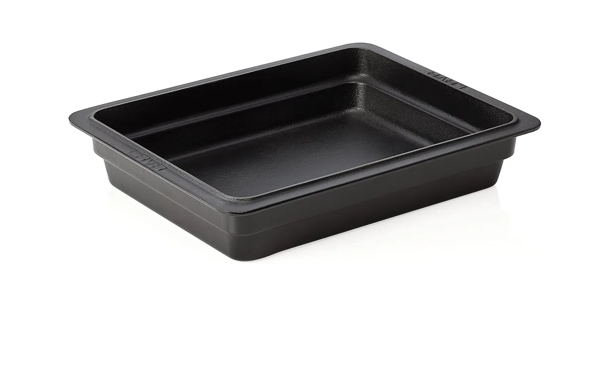 Recipiente GN 1/2 – 065 mm negro hierro fundido esmaltado LAVA CAST IRON