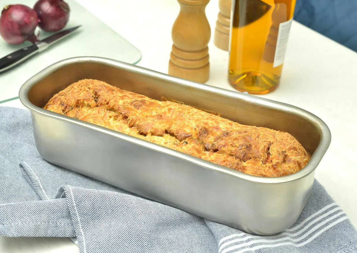 Steel Pan Plumcake Nonstick de acero inoxidable 18/10 30 x 11 cm