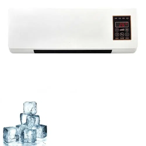 Mini aire acondicionado portátil de 12000 BTU, refrigeración ultra silenciosa para oficina en casa, control remoto, autoevaporación, eficiencia energética, comodidad climática de escritorio