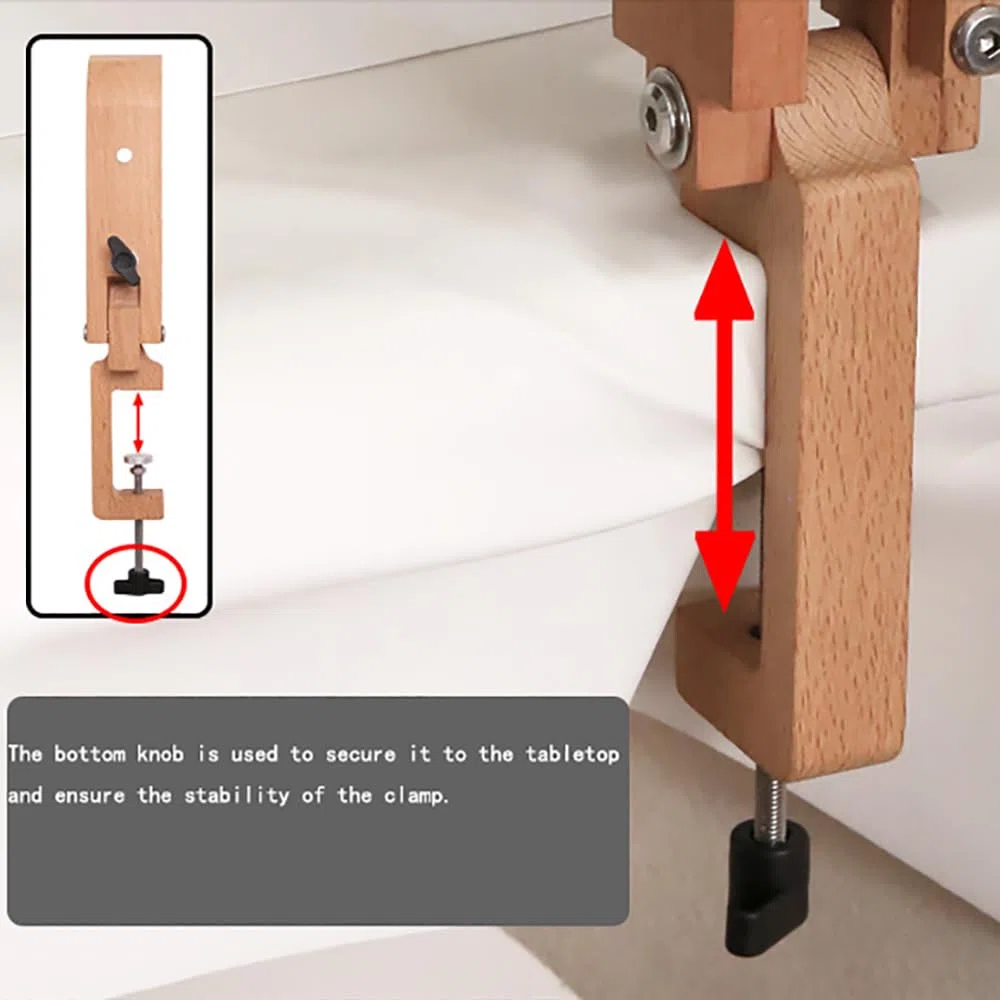 Pinzas de Costura de Cuero de Madera artesanal, Coser Clip de Madera,Herramienta de Costura de Cuero,29pcs cosidas a mano de cuero, agarre seguro, multifuncional, para Artesanía de Cuero DIY