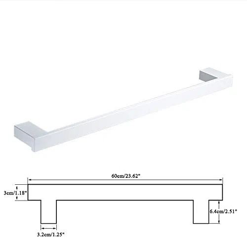Juego completo de accesorios de baño blancos, gancho para bata, toallero, estante para pañuelos y soporte para cepillo de dientes, accesorios de baño elegantes funcionales y duraderos para soluciones