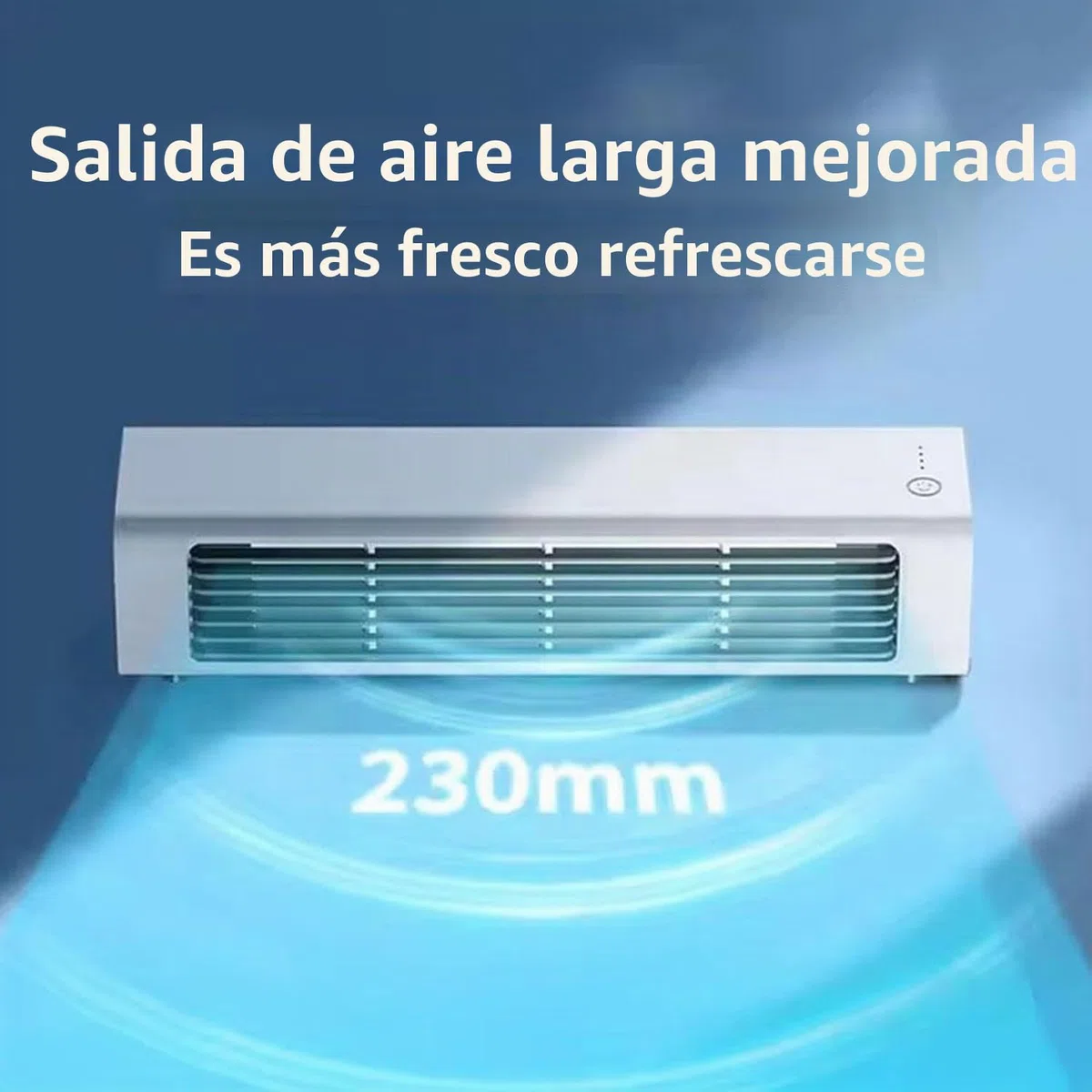 CoolBreeze Pro 2.0 Portable Air Conditioner Fan – Wireless Bladeless Design(1 PCS White)