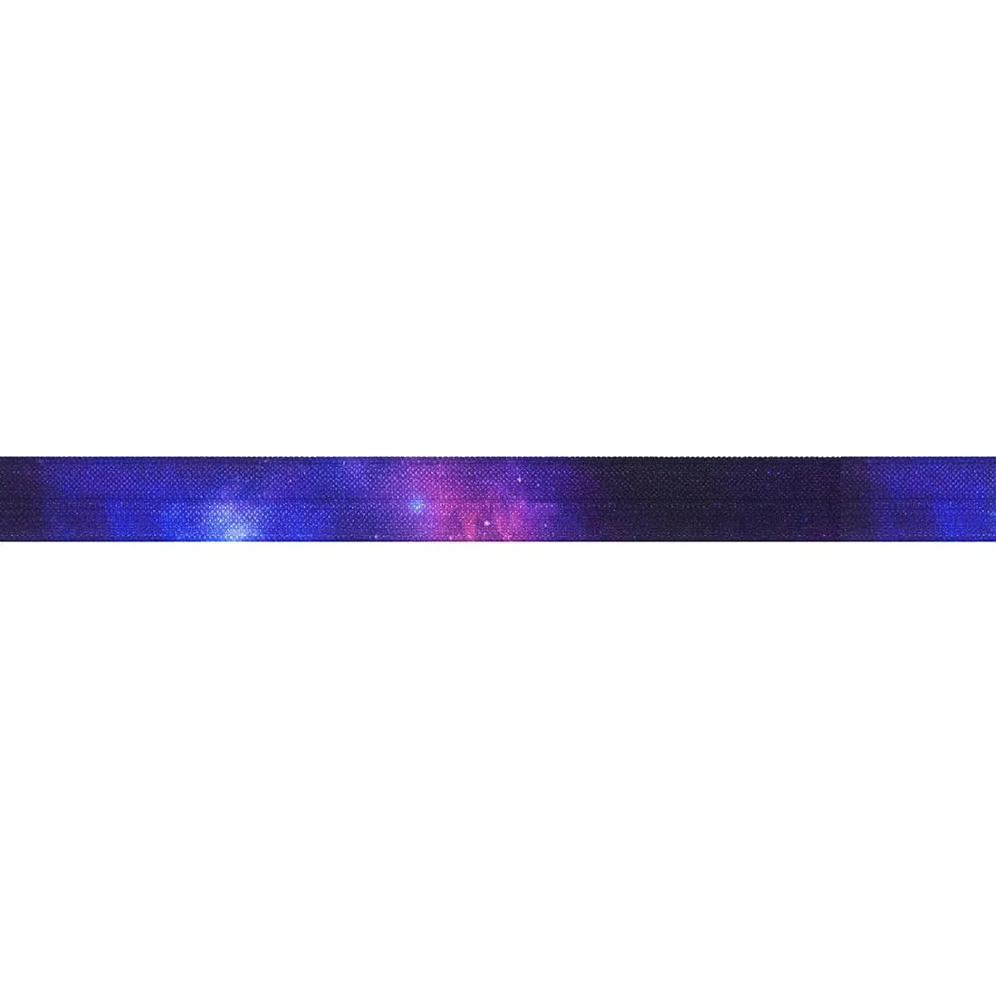 Elástico estampado de 15 mm (5/8") para doblar, banda de satén con diseño floral arcoíris de licra, para el pelo, para coser, 2,5 o 10 yardas - B-27-15 mm - 100 yardas