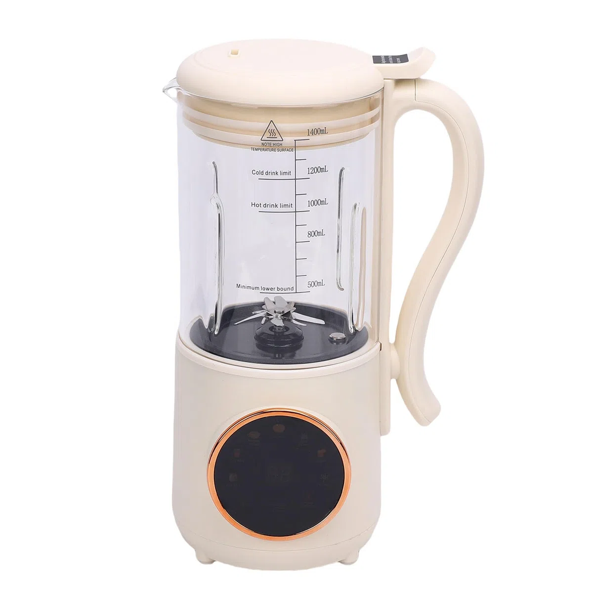 Topiky Máquina Automática para Hacer Leche de Soja, 1400ml, Calentamiento Automático, Máquina de Cocina Multifuncional, Procesador de Alimentos para Bebés para el Hogar, Exprimidor de Leche de Nuez,