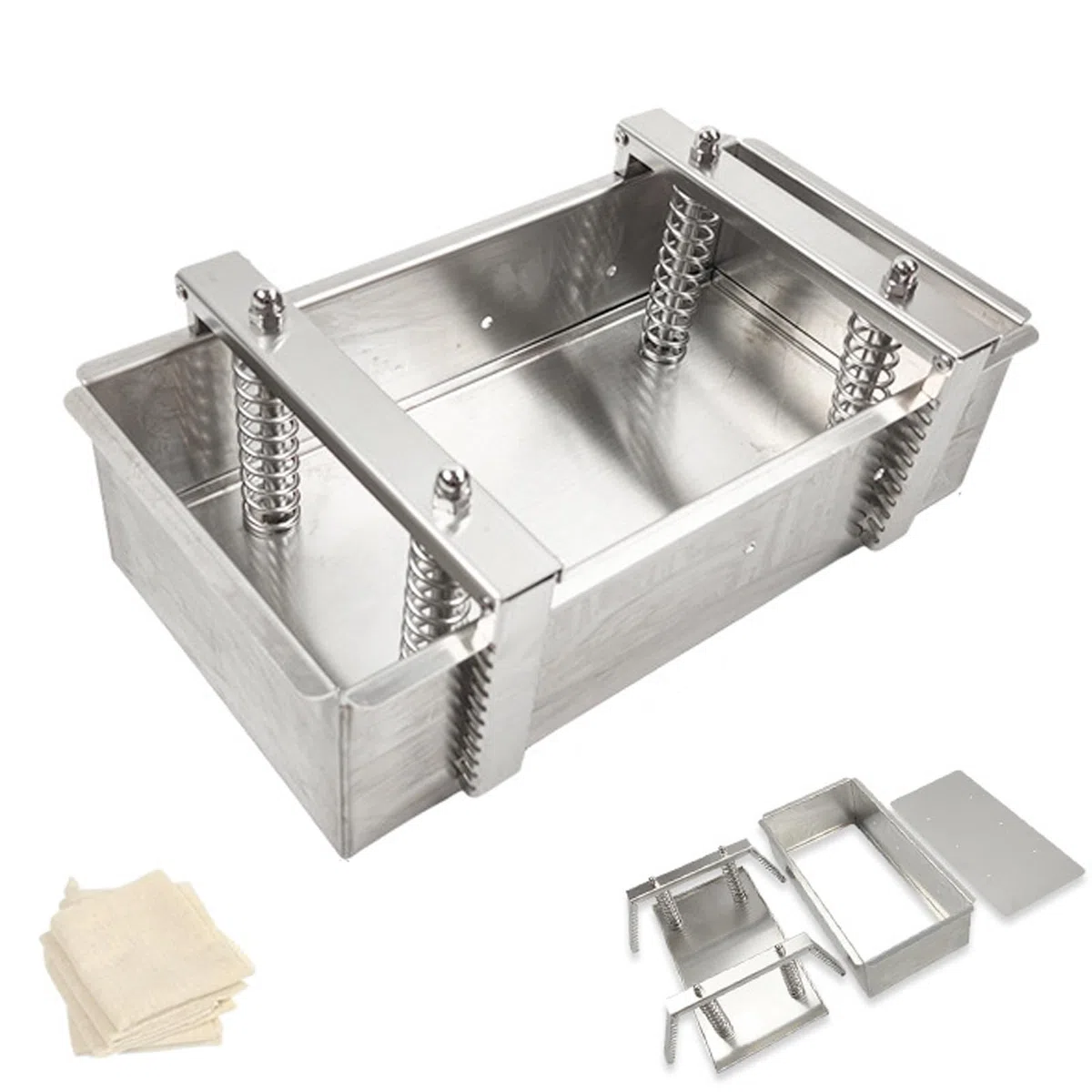 Herramienta de prensa de carne, herramienta de cocina de acero inoxidable para dar forma a las carnes fácilmente, ideal para uso comercial y doméstico, eficiente máquina formadora de carne