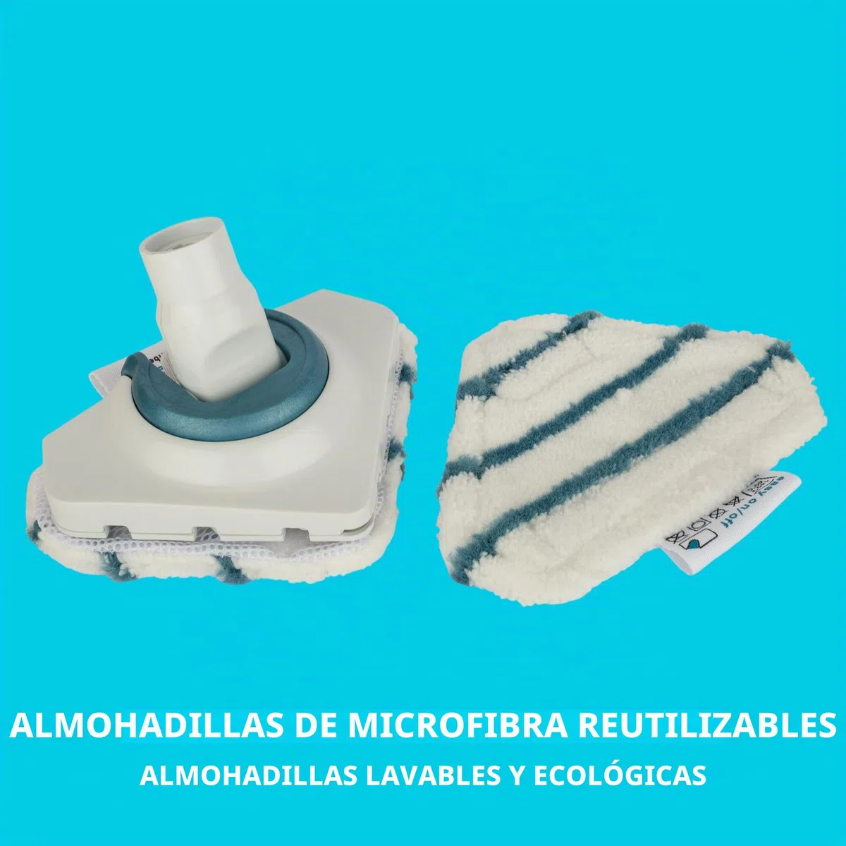 BLACK+DECKER Limpiador de Superficies con Cabezal Delta para Mopa a Vapor con 2 Almohadillas de Microfibra, FSMHDA-XJ
