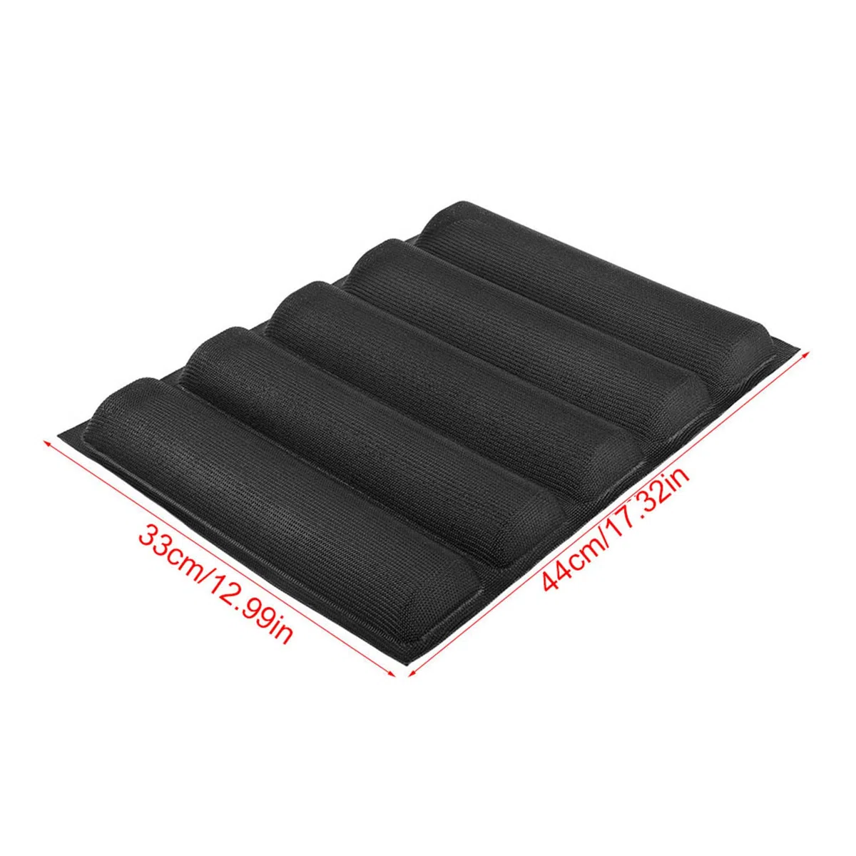 Molde de Pan de Silicona, Moldes de Pan de Antiadherentes, 5 Panes Moldes Silicona Reutilizable para Hornear baguettes francés