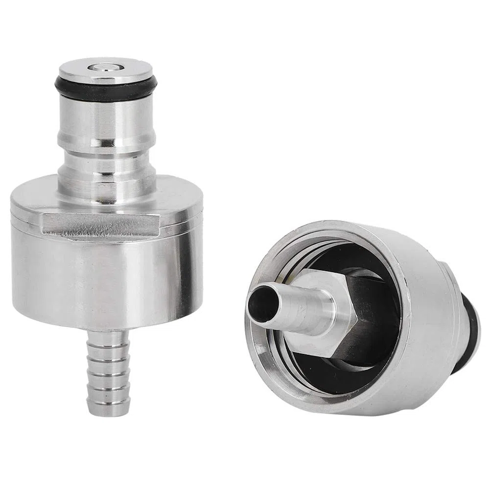 Tapa de carbonatación Ball Lock, tapa de carbonatación de acero inoxidable, tapa de carbonatación portátil de desconexión rápida Homebrew, hogar para botella, bebida, botella, mascotas