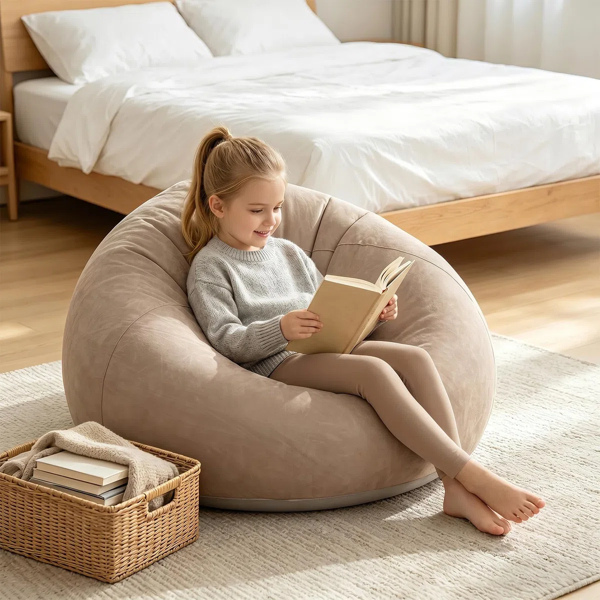 Sofá hinchable portátil e impermeable para exteriores, puf hinchable, camping, playa, piscina y viajes, hinchable, portátil, cómodo (gris)