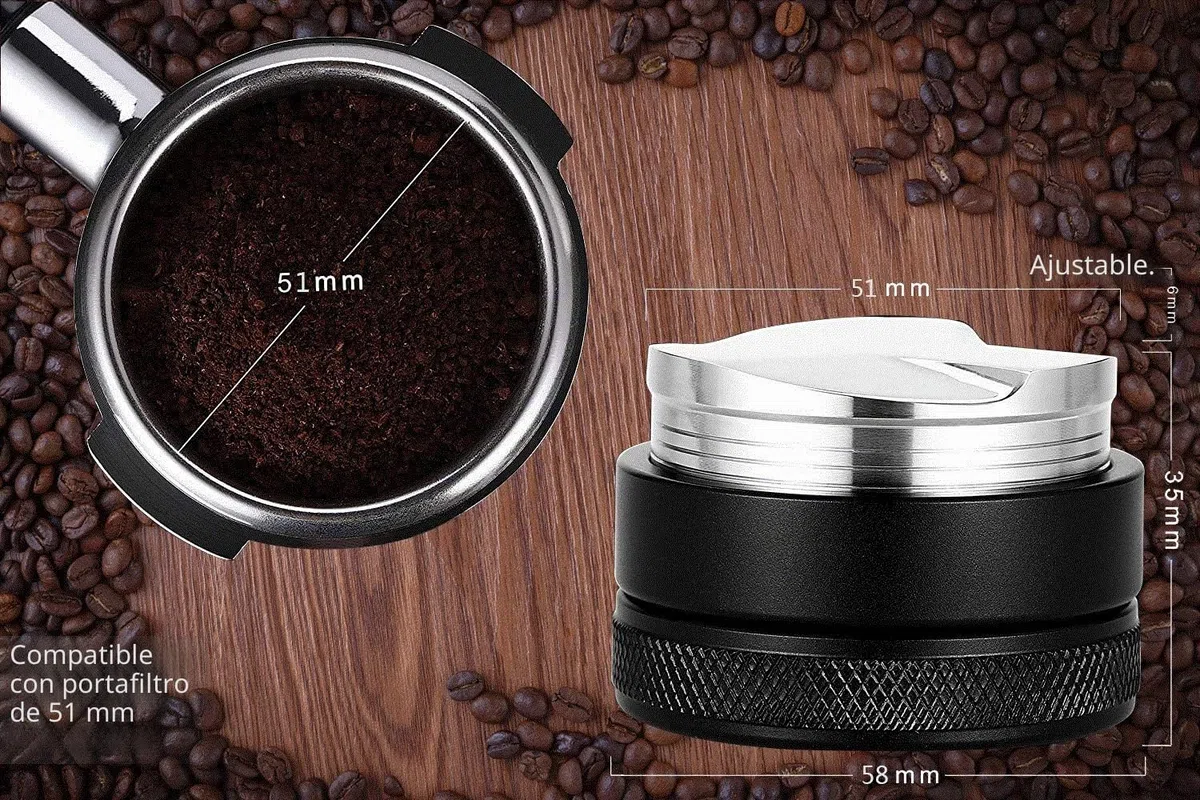 NEOUZA Distribuidor de café, herramienta de distribución de café, distribuidor de café (51mm)