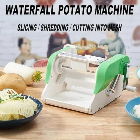 Picador manual de verduras, cebolla y patatas con 3 cuchillas, cortador de cocina y trituradora para preparar ensaladas