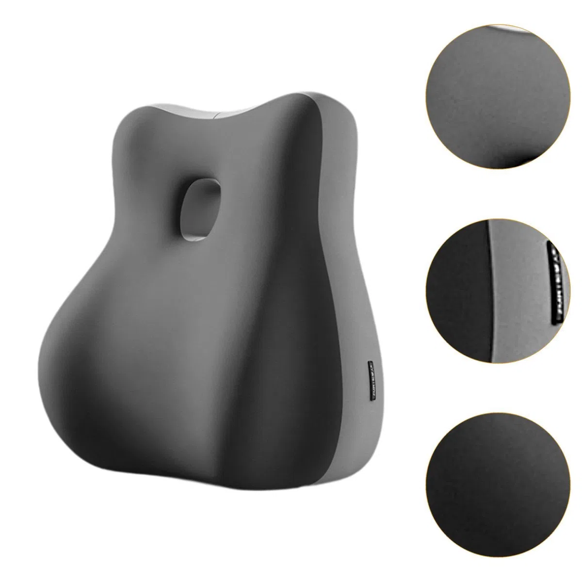 Almohada para Las Piernas, Almohada Postural, Cojín de Apoyo para La Espalda, Soporte para Rodillas Y Tobillos, Espuma Viscoelástica, Apta para, Gris Claro Oscuro, tal como se describe