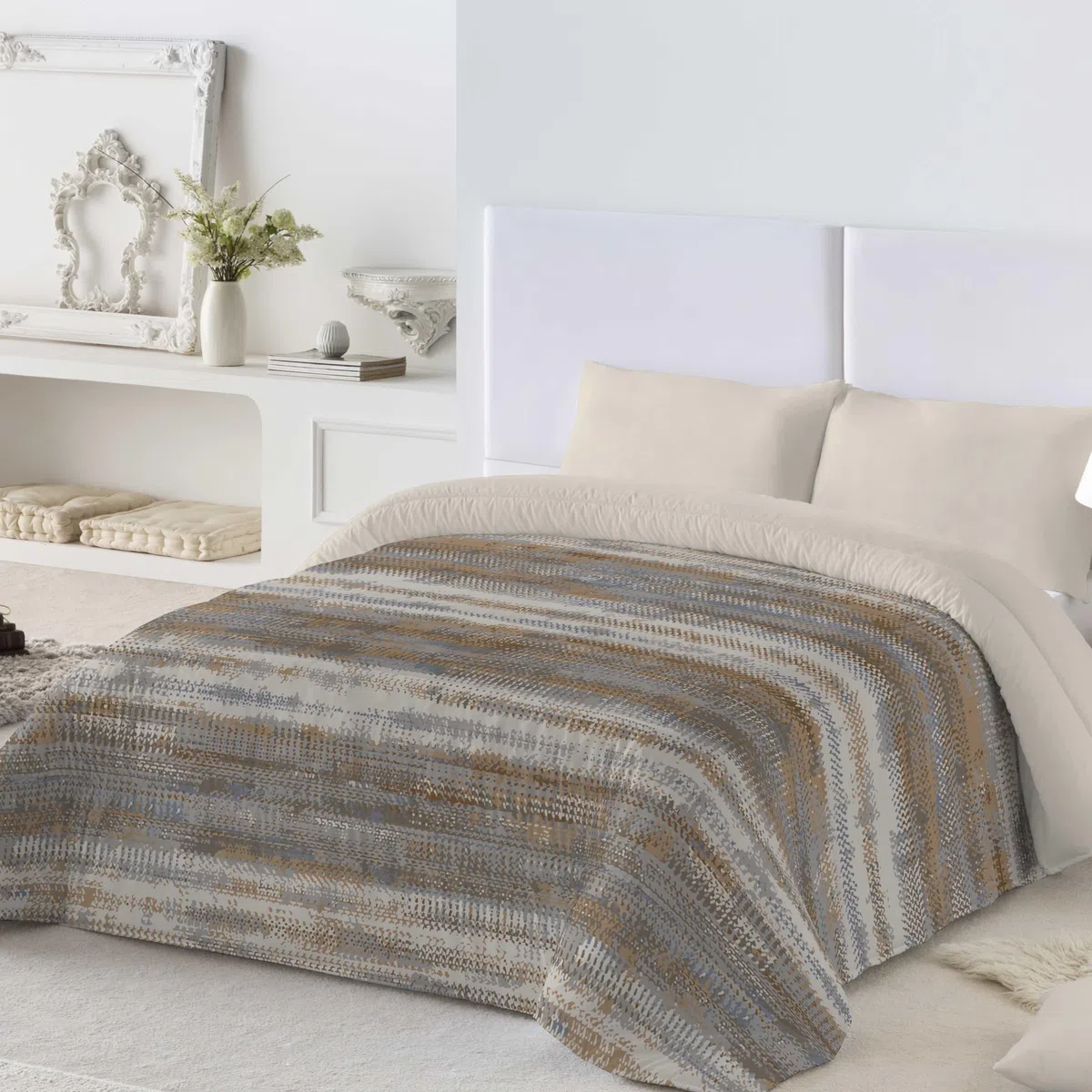 NATURALS Edredón nórdico Estampado Cama 90, edredón 300 Gramos 180x260, Textura Velvet 104871