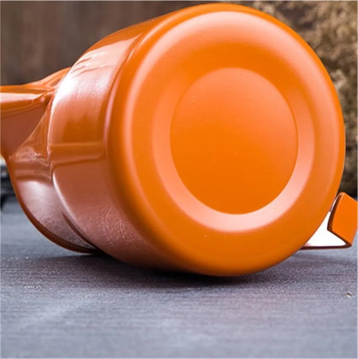 Jarra de Leche de Acero Inoxidable Jarra for espumar leche de acero inoxidable: vierta sobre la tetera café Taza for humeante(700ml,Orange)