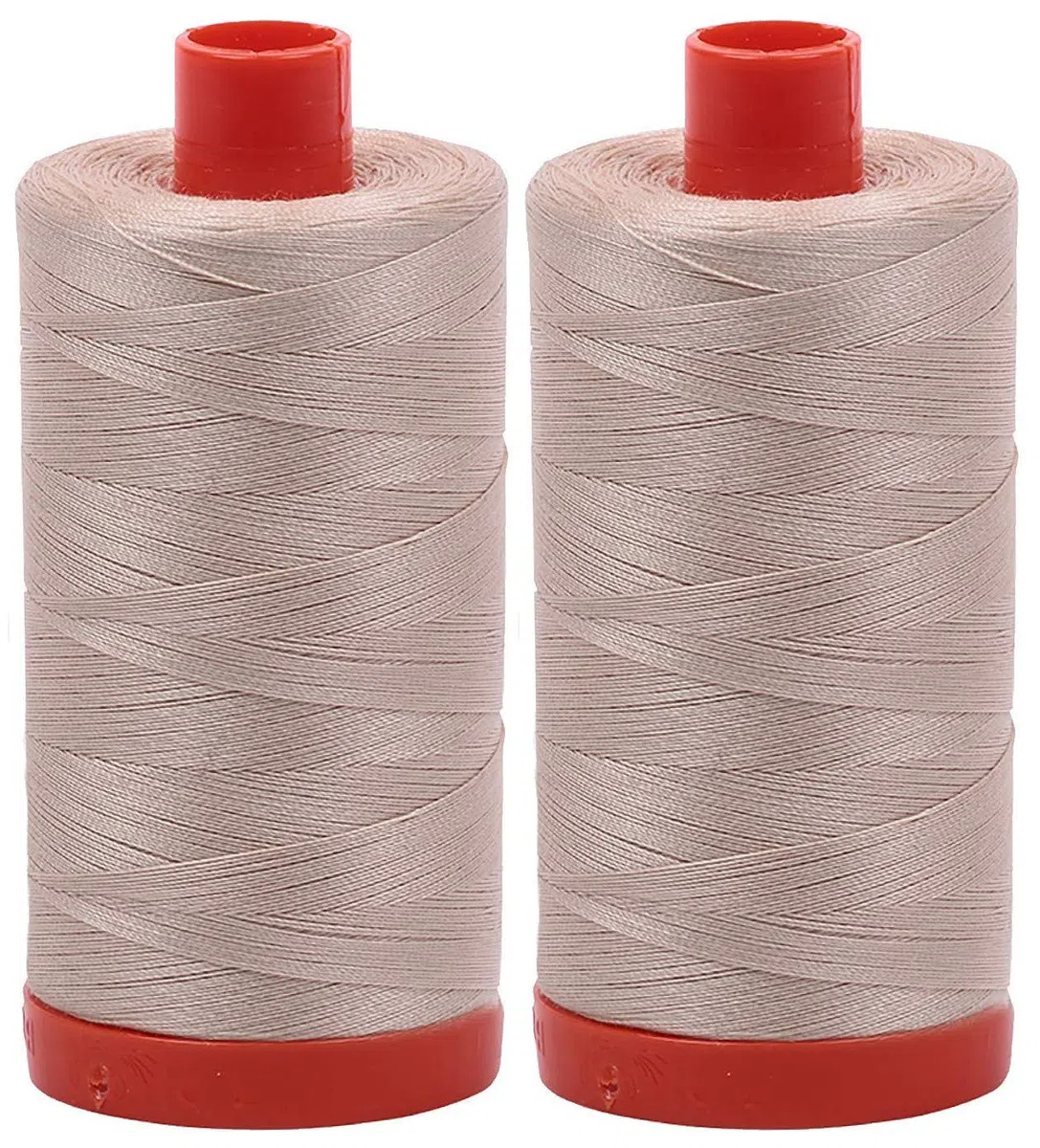 Aurifil Ermine 2312 - Hilo de algodón Mako, 50 W, 2 unidades