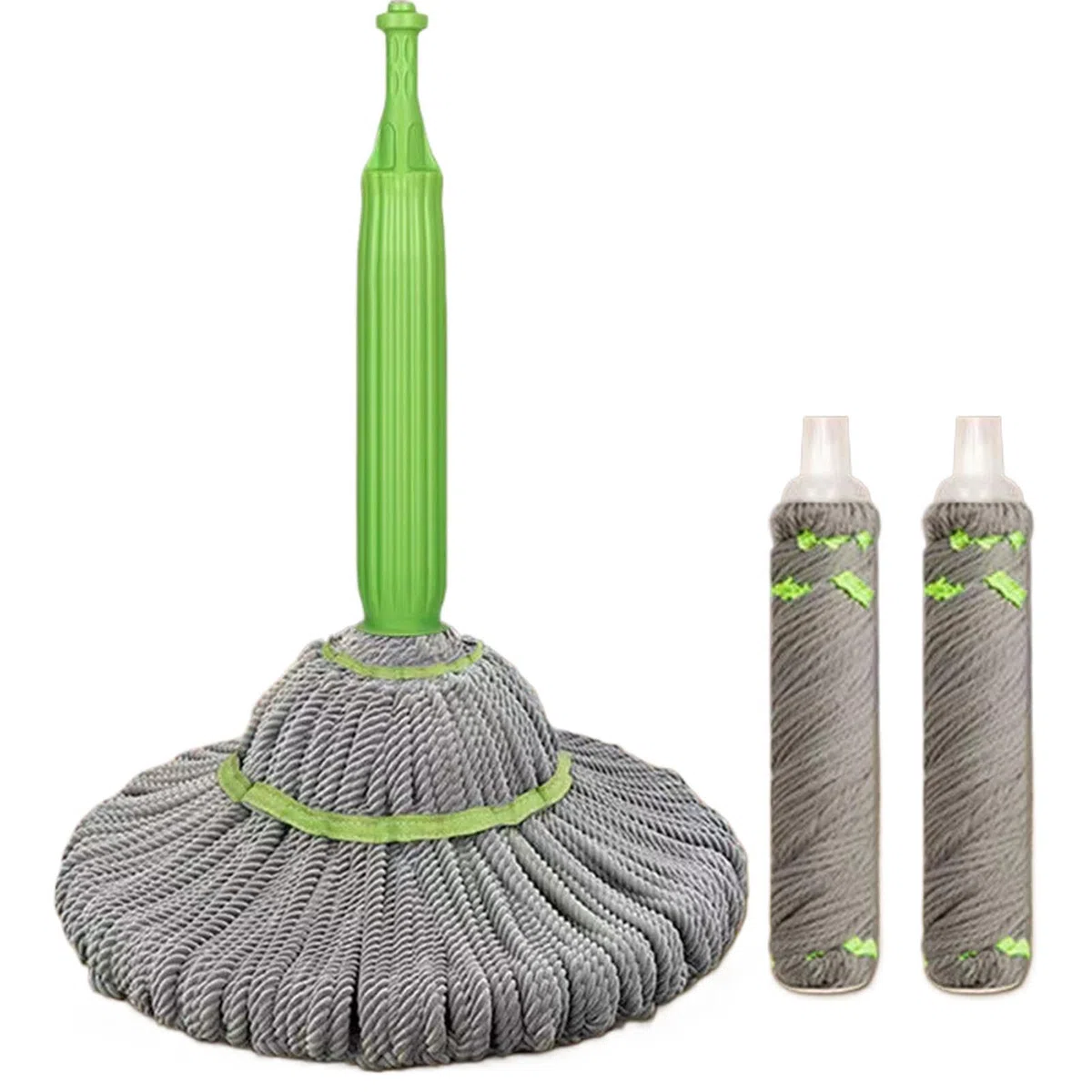Fregona de Microfibra de Mango Largo, trapeador para Limpieza de Suelos | Herramienta de Limpieza doméstica | de Limpieza de Pisos a Cubo, fregona deshidratada para baño, s
