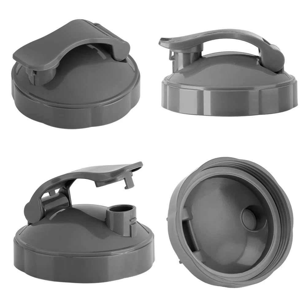 Zerodis Tapa de Sello de Tirón Piezas de Repuesto de Exprimidor, Taza de Repuesto para Botella de Exprimidor Seal Flip Top Tapa de 600 W 900 W(Gris)