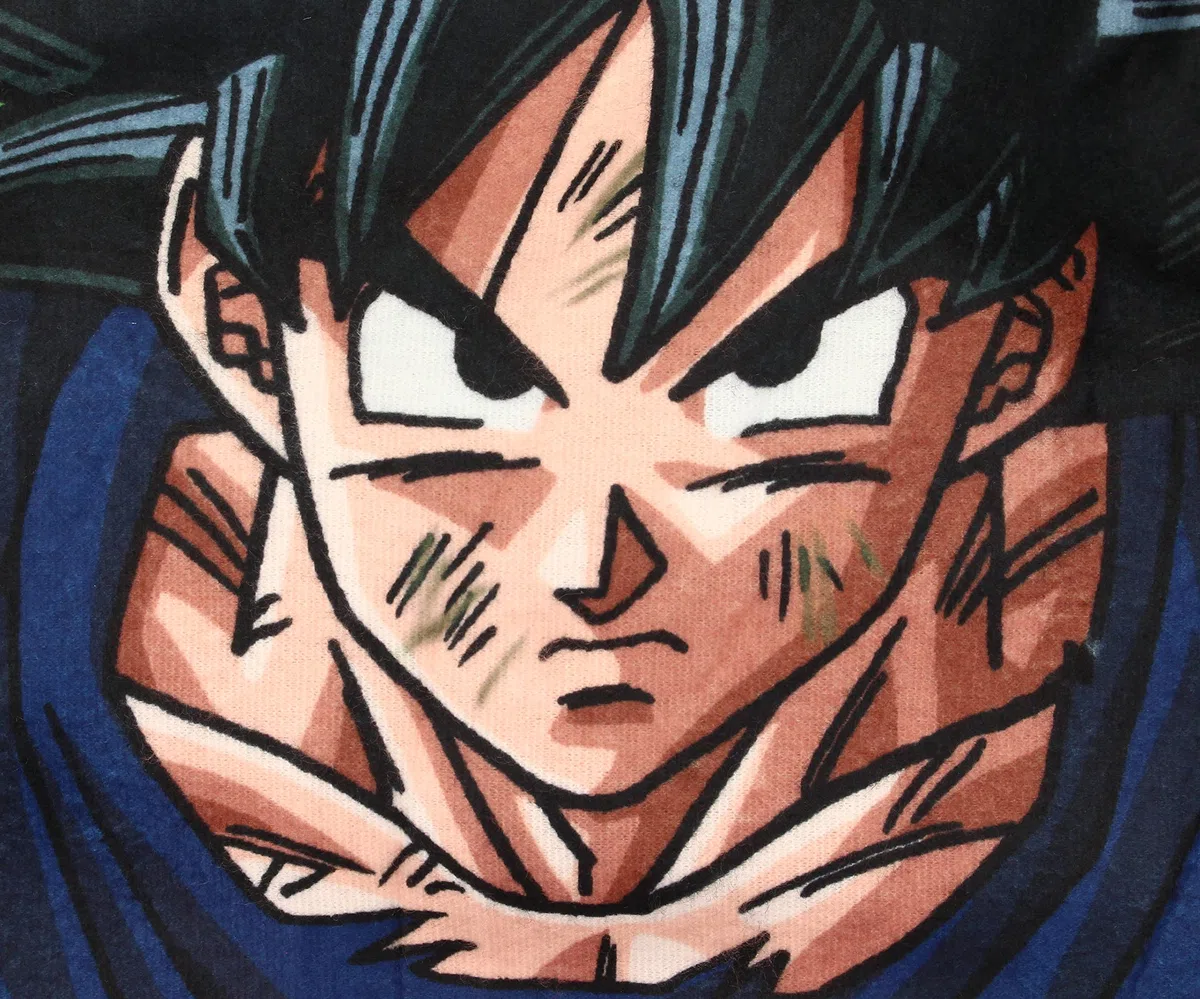 SD Toys - Manta Polar Verde de Dragon Ball Z, Manta Sofá 100 x 150 cm