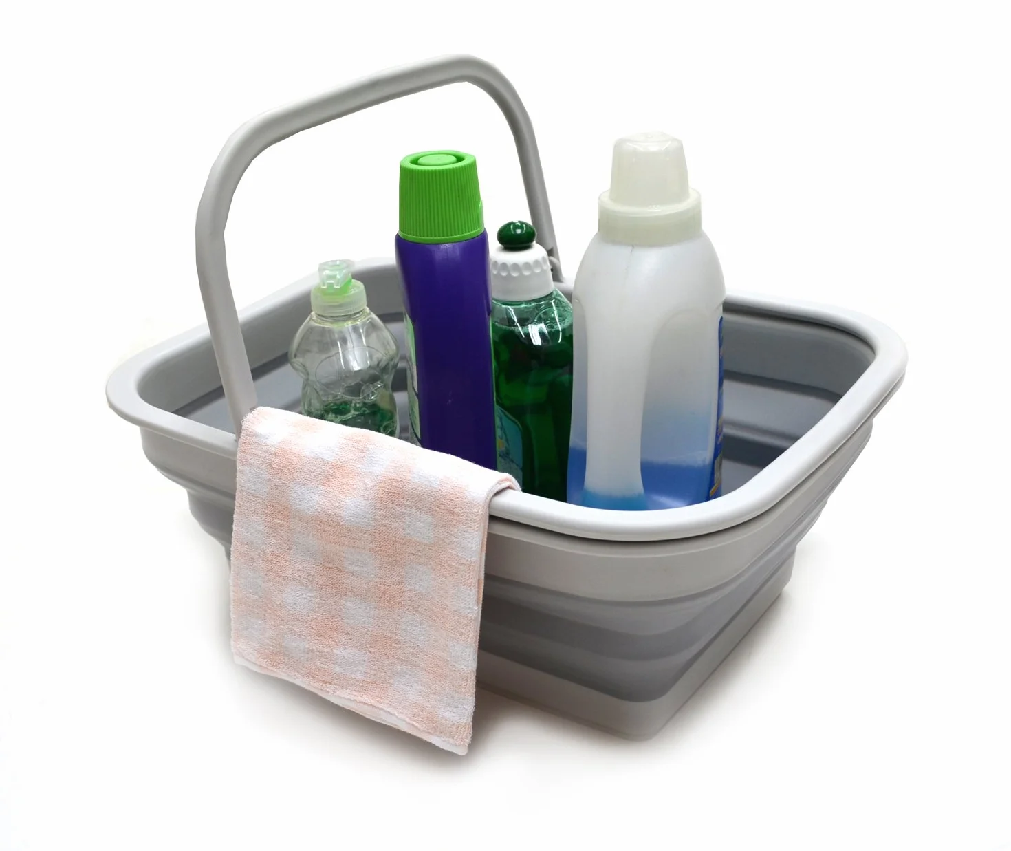 SAMMART 9,2L Cesta Plegable (Gris)