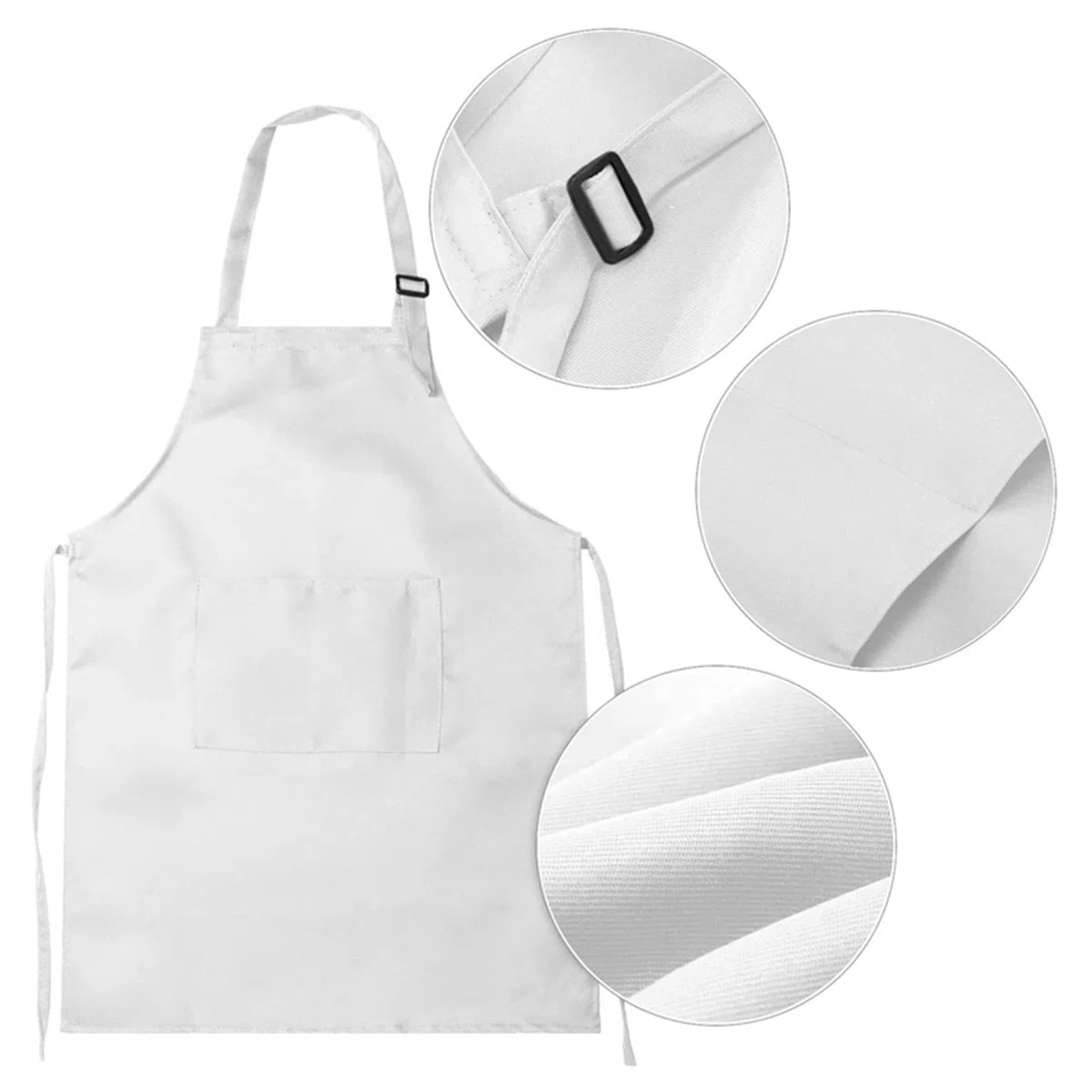 30 Piezas Conjunto de Delantal para NiñOs y Gorro de Cocinero Delantal de Cocina Infantil Ajustable para Cocinar y Pintar
