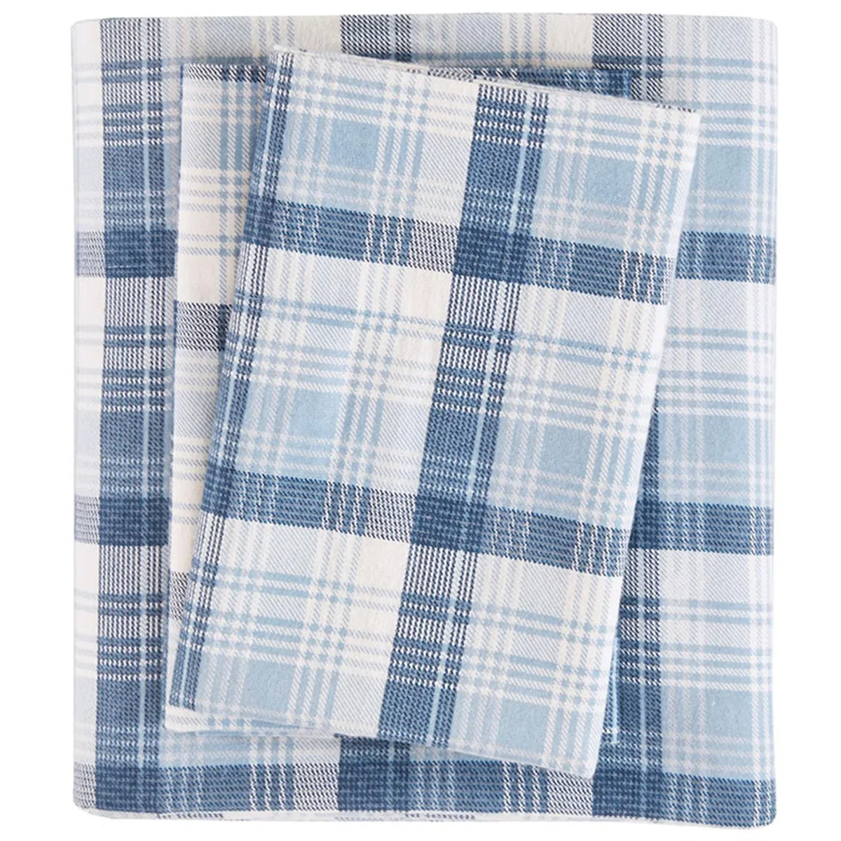 WOOLRICH Juego de sábanas de Franela 100% algodón, Suaves y cálidas con Bolsillo elástico de 14 Pulgadas, Estilo de Vida de cabaña, Acogedor Juego de Ropa de Cama para Temporada fría, Funda de