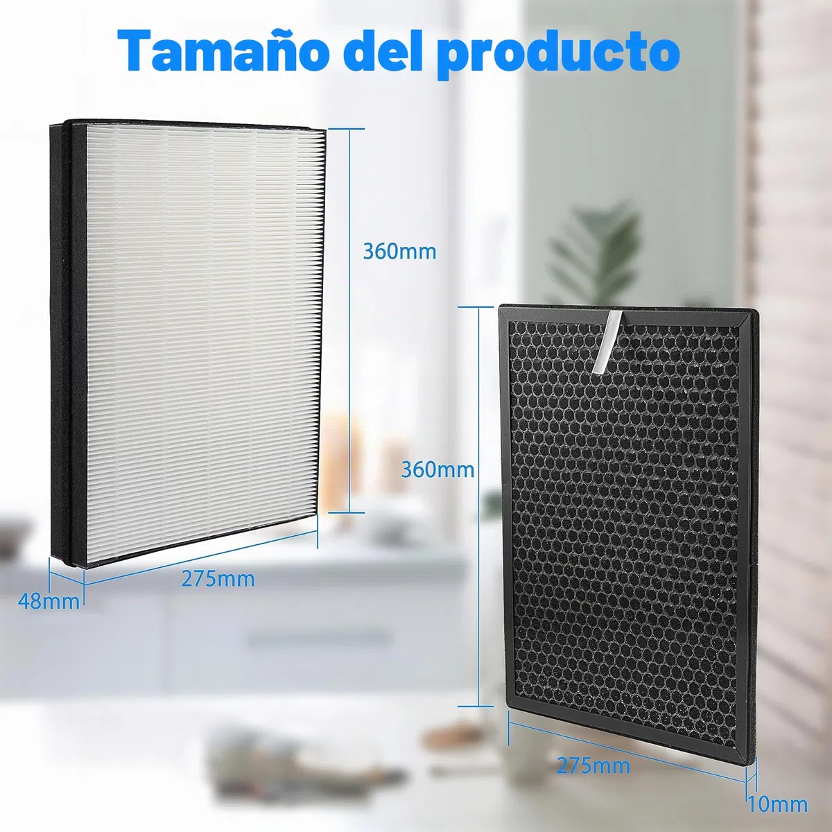 FY2420/30 FY2422/30 Filtros de repuesto para purificadores de aire Philips AC2889, AC2887, AC2882 y AC3829, serie 2000 y 3000 HEPA y filtros de carbón activado (Incluye 1 filtro HEPA y 1