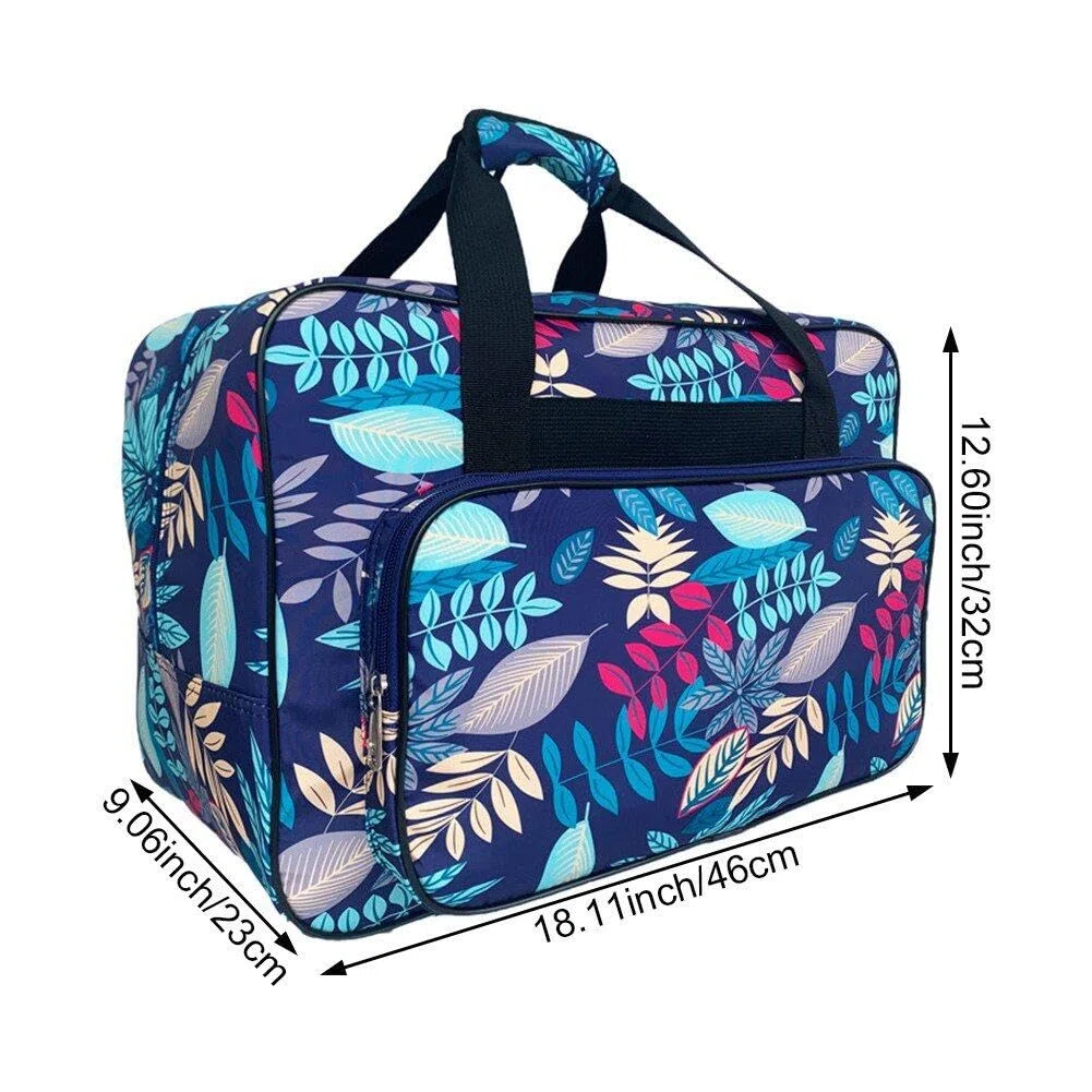 Estuche De Transporte para Máquina De Coser, Bolsa De Mano con Bolsillo Frontal, Caja De Coser Portátil para Máquina De Coser Y Accesorios