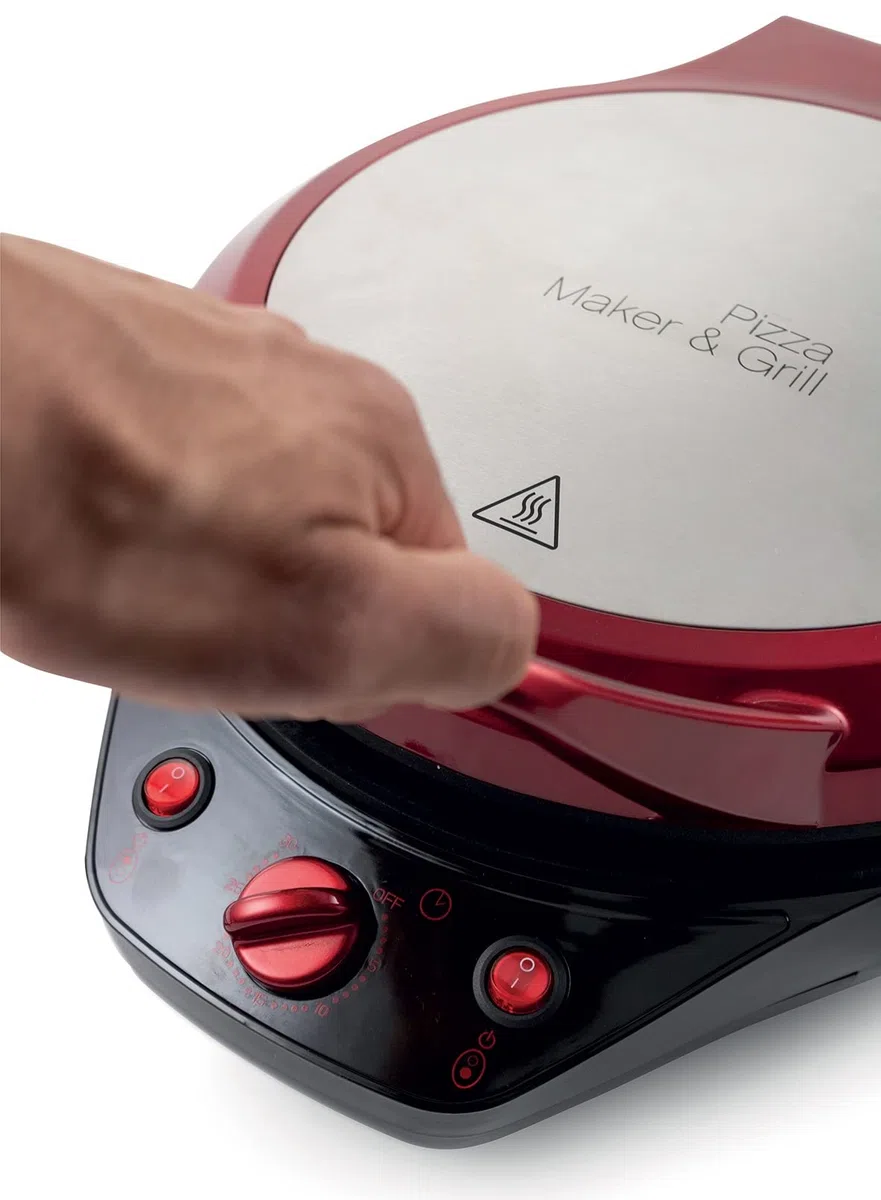 Galileo casa 2192057 Pizza con 1200 W Apertura 180 grados, Rojo