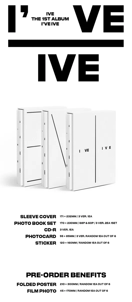 IVE - I've IVE (Vol.1) Álbum (versión aleatoria)