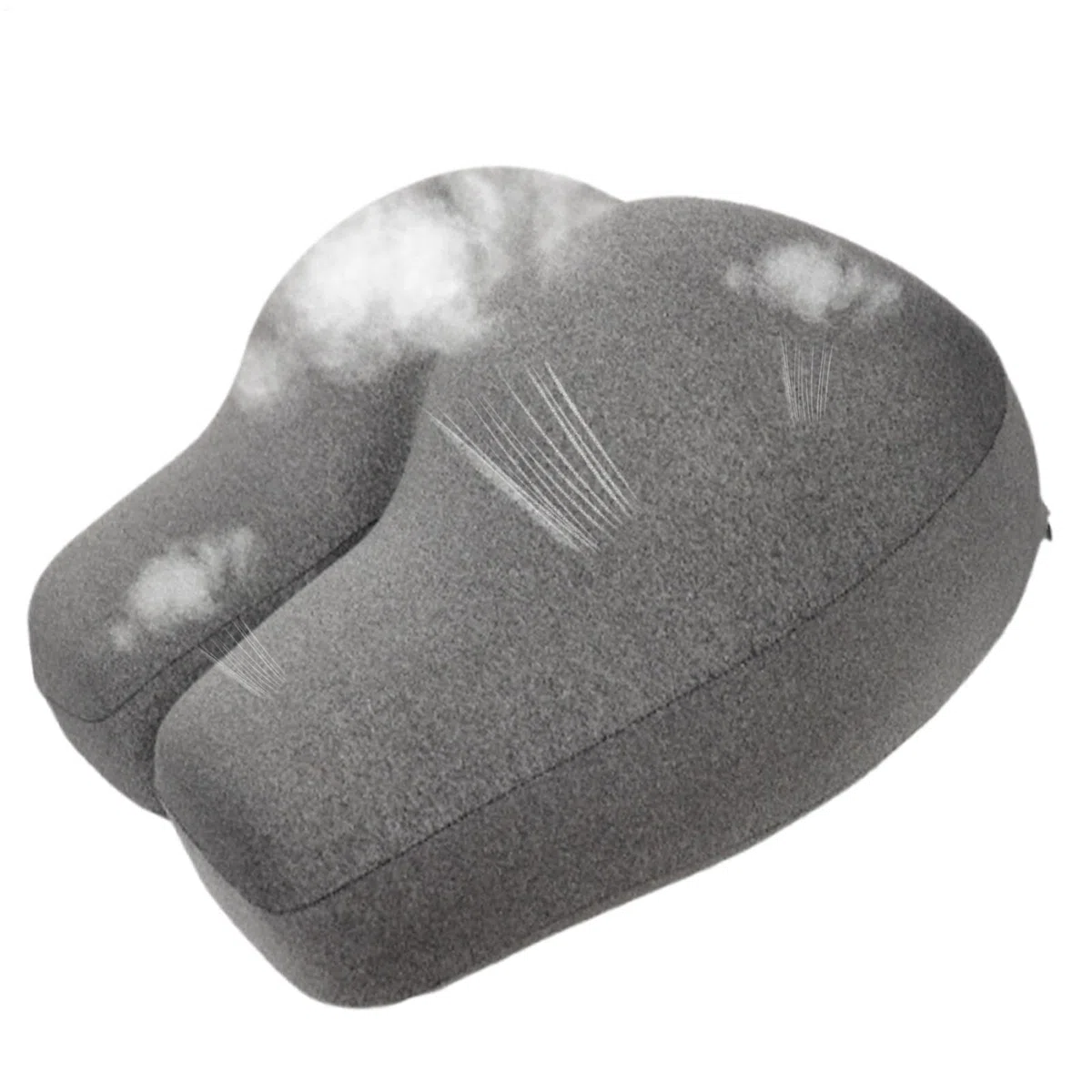 Almohadas para Dormir Cojín Viscoelástico con Forma de Glúteo | Almohada de Cama Suave para Sofá Sillón Salón Habitación Dormitorio Hogar Estudio Oficina Trabajo Hombres Mujeres
