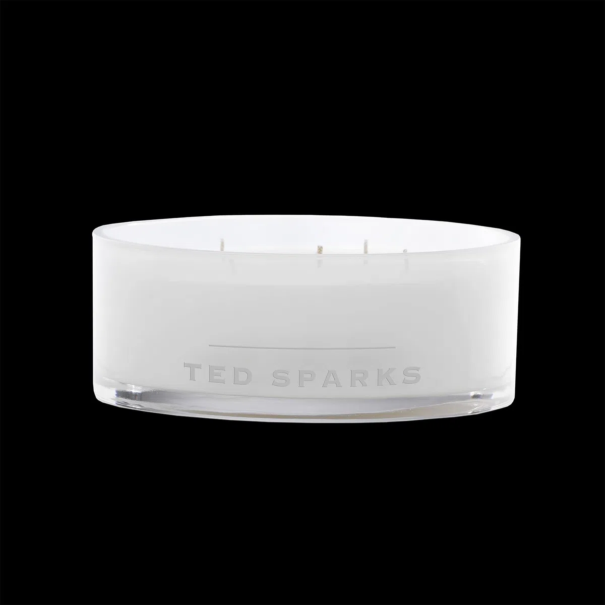 Ted Sparks Balthazar Fresh Linen - Vela aromática blanca de cera de soja, duración de combustión: 50 horas, TED-BZ-CW02