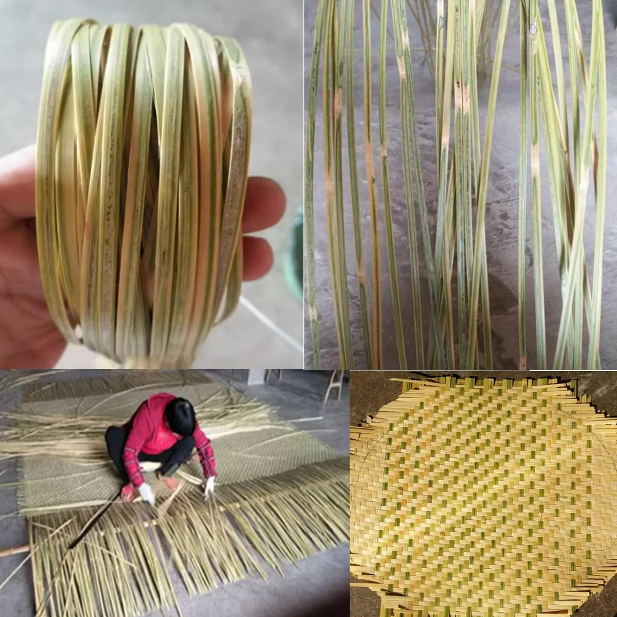 Tiras de Bambú Tejidas para Artículos de Cestería, Cestas Mimbre Plana Caña de Bambu Tira Tejida, Rollos de Caña Plana Fina Decoración de La Mano para DIY Cestería Tejido（3m Longitud 7 Tiras） ( Size :