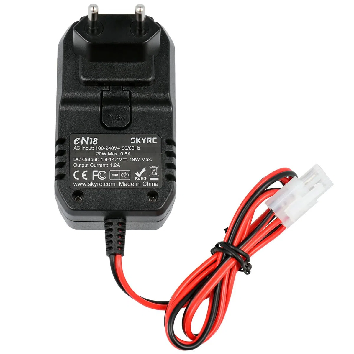 Cargador eN18 (NiMh & NiCd 4-8S - 1A) Enchufe Tamiya
