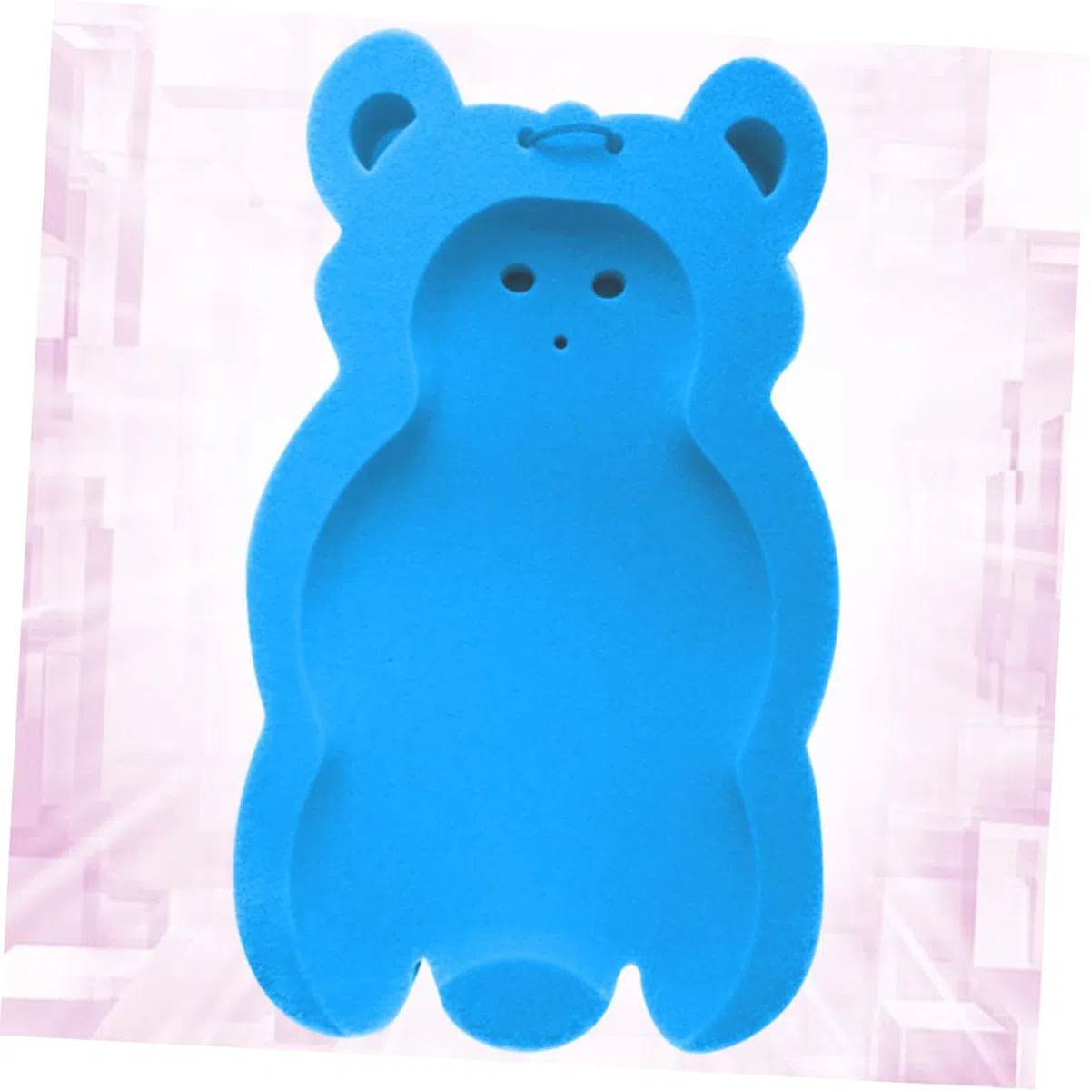 SHOWERORO Cojín Esponjoso Antideslizante Para Baño De Niño Niña Accesorio De Baño y Cómodo Para Niño Niña Color Azul
