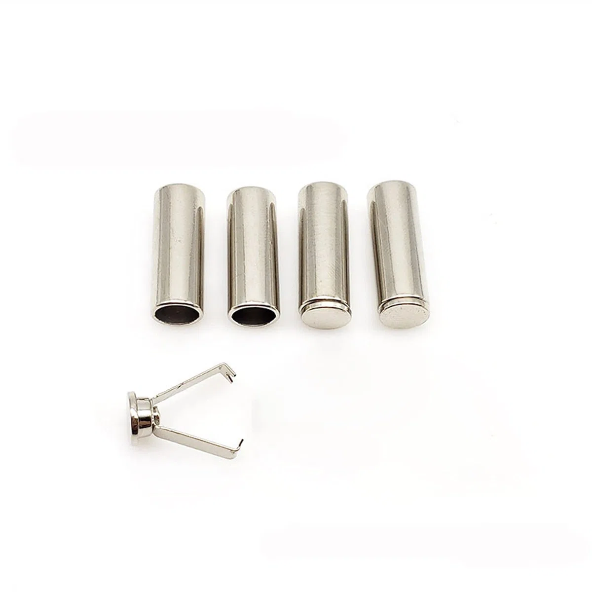 Cierre de Cordón, Cerradura de Cordón 100 PCS/LOTE Aleación de la aleación Hebilla Tapón Tapón Temporizante Termina Cerradura Correr Cuerda Colgante Hebilla Para Zapatos De Bolsa Accesorios Para Cue