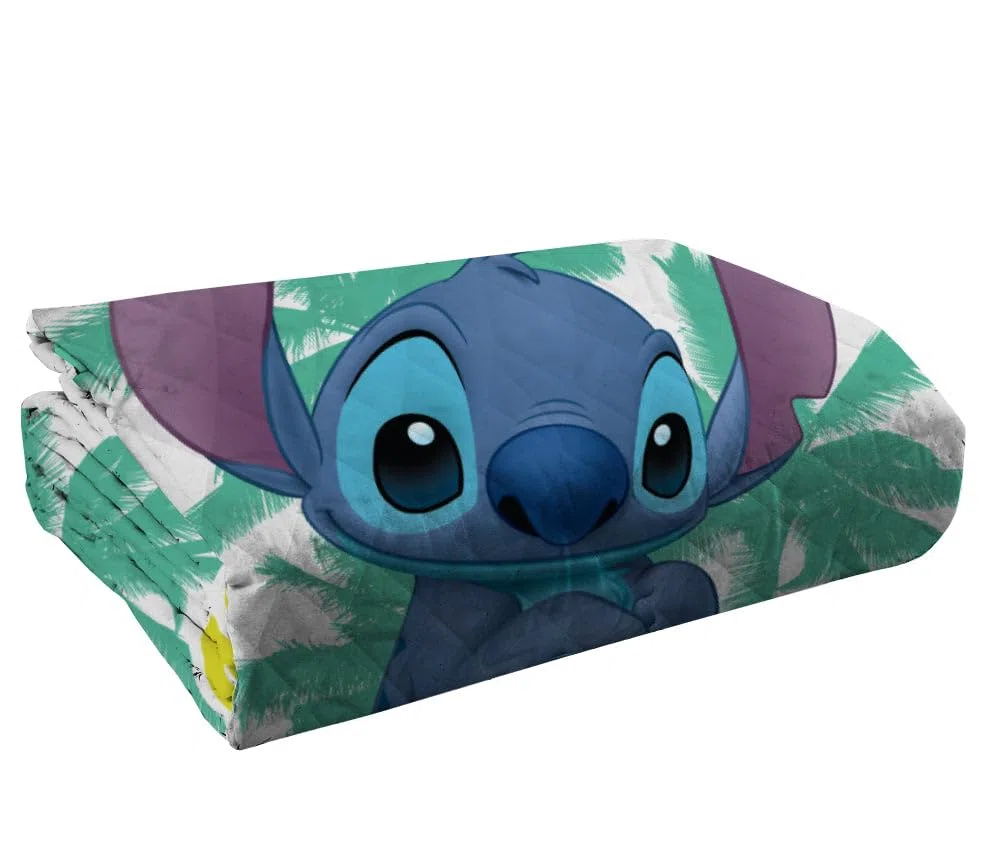 hermet Stitch - Colcha para Cama Individual de Primavera para niños, Colcha primaveral para Cama Individual, Colcha de Entretiempo Acolchada, 100% Microfibra, Producto Oficial