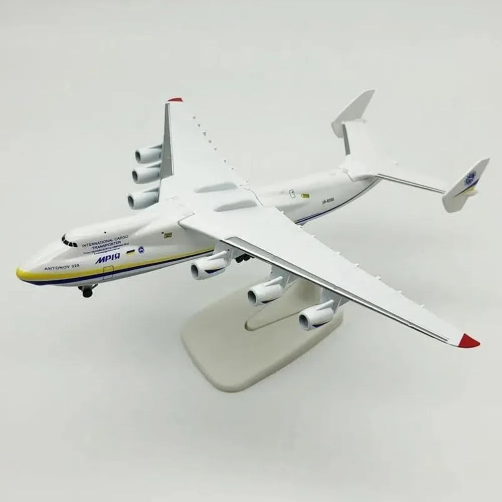 Antonov An-225 Mriya - Modelo de avión de aleación de metal, escala 1:400, para casa, oficina, librería, coleccionable