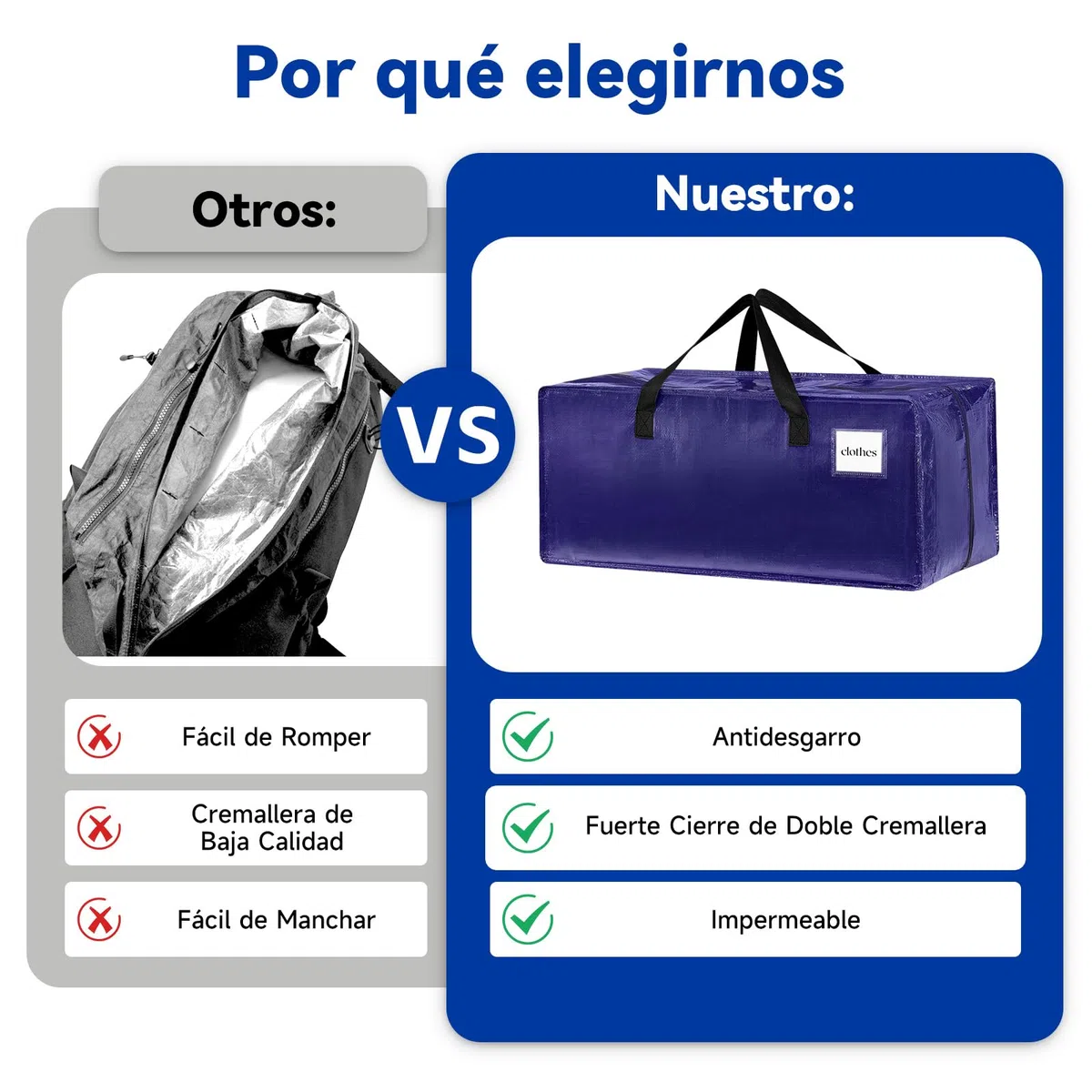 4 Piezas 92 L Bolsa De Almacenamiento, Bolsas De Mudanza Impermeables, Caja De Mudanza Grande Con Cremallera Y Asa, Adecuado Para Mudanzas, Campamentos Y Almacenamiento De Ropa
