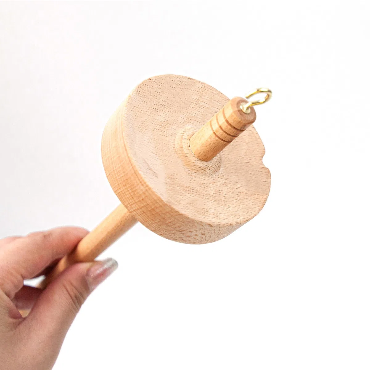 Suercia hilada a mano: juego de 2 husillos de madera con hilo Whorl – Herramienta perfecta para hilado de mano y lana