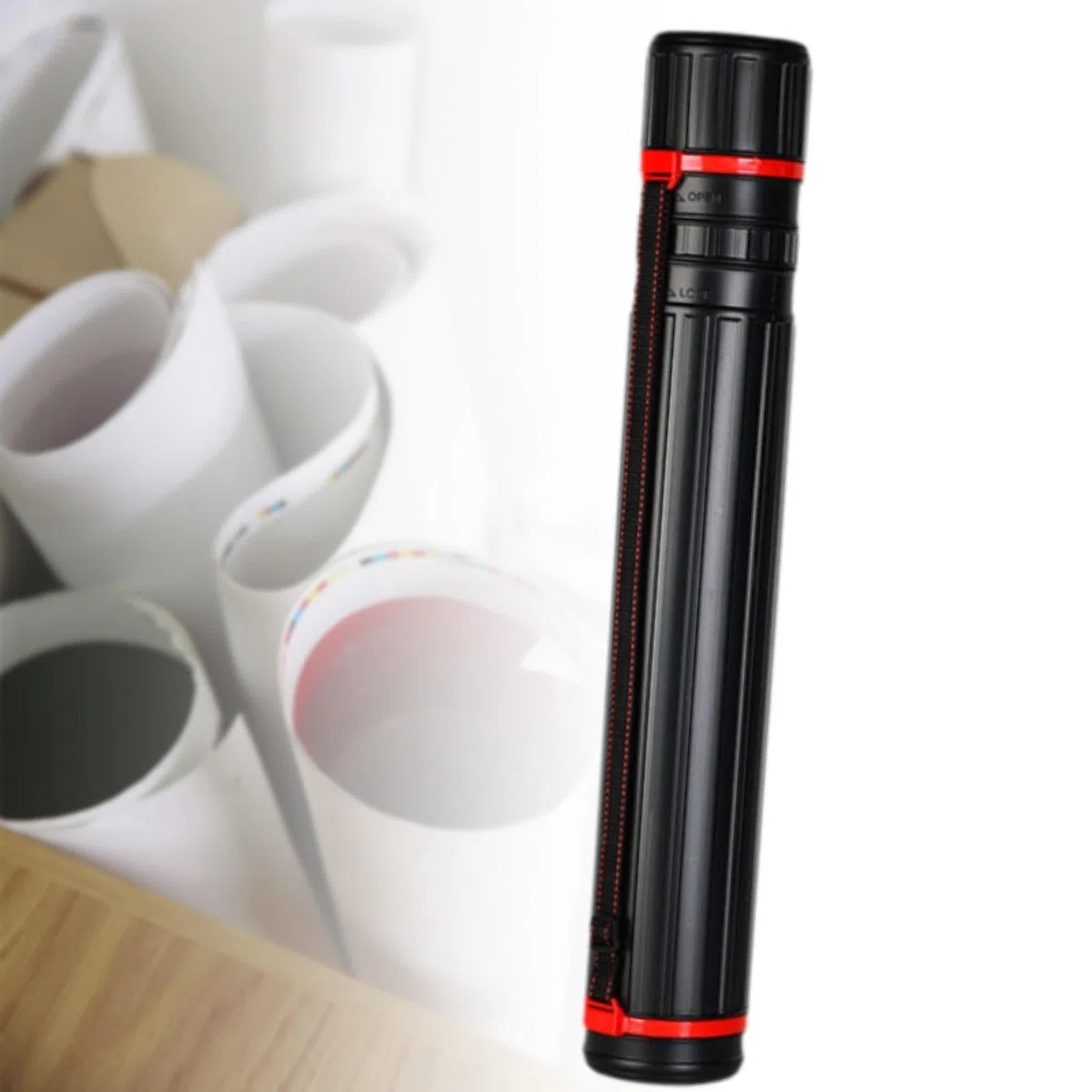 Harilla Tubo Telescópico para Carteles, Tubo Telescópico para Almacenamiento de Papel de Pintura, Cilindro de Dibujo Retráctil para Tarjetas, Lienzos, Documen, Tipo 4
